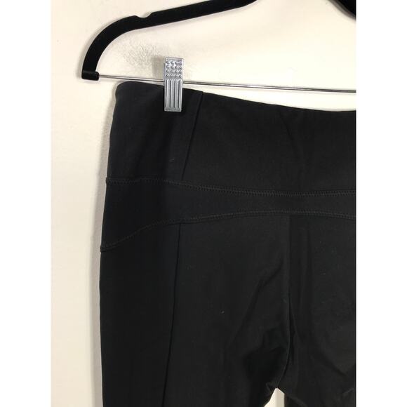 Athleta Stellar Crop Pants Black Women's Medium Petite Travel Sporty Easy - Picture 5 of 11